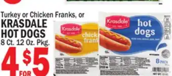 C Town KRASDALE HOT DOGS offer
