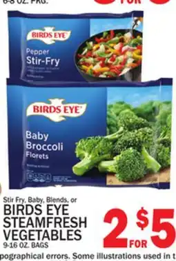 C Town BIRDS EYE STEAMFRESH VEGETABLES offer