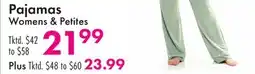Boscov's Pajamas Womens & Petites offer