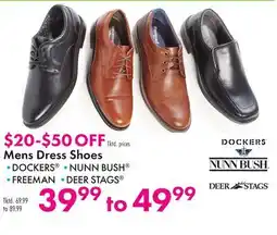 Boscov's Mens Dress Shoes offer