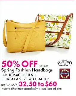 Boscov's Spring Fashion Handbags offer