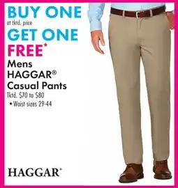 Boscov's Mens HAGGAR Casual Pants offer