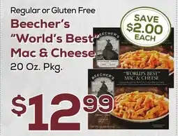 DeCicco & Sons Beecher's World's Best Mac & Cheese 20 oz. pkg offer