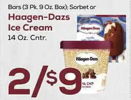 DeCicco & Sons Haagen-Dazs Ice Cream 14 Oz. Cntr offer