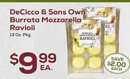 DeCicco & Sons DeCicco & Sons Own Burrata Mozzarella Ravioli offer