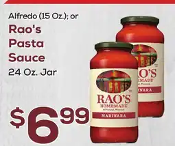DeCicco & Sons Rao's Pasta Sauce, 24 Oz.Jar offer