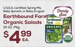 DeCicco & Sons Earthbound Farm Organic Salads offer