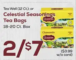 DeCicco & Sons Celestial Seasonings Tea Bags 18-20 Ct. Box offer