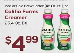 DeCicco & Sons Califia Farms Creamer offer