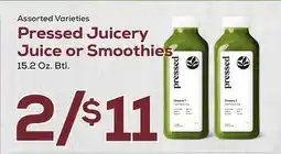DeCicco & Sons Pressed Juicery Juice or Smoothies 15.2 Oz. Btl offer