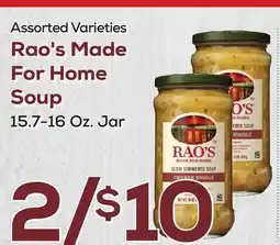 DeCicco & Sons Rao's Made For Home Soup 15.7-16 Oz. Jar offer