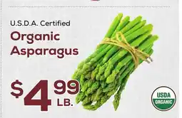 DeCicco & Sons Organic Asparagus offer