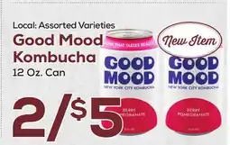 DeCicco & Sons Good Mood Kombucha 12 Oz. Can offer