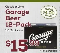 DeCicco & Sons Garage Beer 12-Pack offer