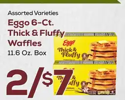 DeCicco & Sons Eggo 6-Ct. Thick & Fluffy Waffles 11.6 oz.Box offer