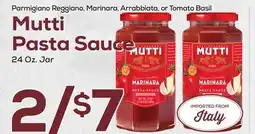 DeCicco & Sons Mutti Pasta Sauce 24 Oz. Jar offer