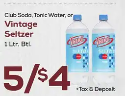 DeCicco & Sons Vintage Seltzer 1 Ltr.Btl offer