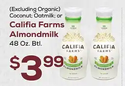 DeCicco & Sons Califia Farms Almondmilk 48 Oz. Btl offer