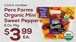 DeCicco & Sons Pero Farms Organic Mini Sweet Peppers offer