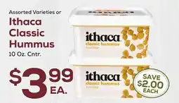 DeCicco & Sons Ithaca Classic Hummus 10 Oz. Cntr offer