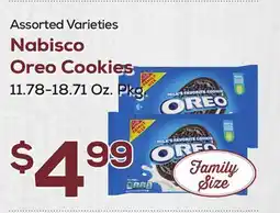 DeCicco & Sons Nabisco Oreo Cookies 11.78-18.71 Oz. Pkg offer