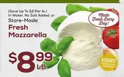 DeCicco & Sons Fresh Mozzarella offer