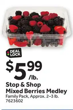 Stop&Shop Stop & Shop Mixed Berries Medley offer