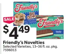 Stop&Shop Friendly's Novelties offer