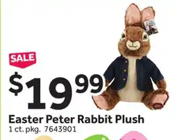 Stop&Shop Easter Peter Rabbit Plush offer