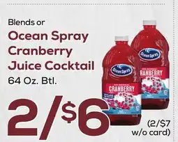 DeCicco & Sons Ocean Spray Cranberry Juice Cocktail offer