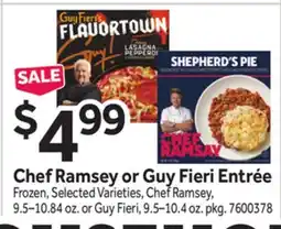 Stop&Shop Chef Ramsey or Guy Fieri Entrée offer