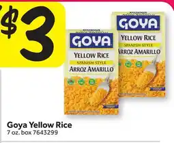 Stop&Shop Goya Yellow Rice offer