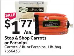 Stop&Shop Stop & Shop Carrots or Parsnips offer