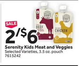 Stop&Shop Serenity Kids Meat and Veggies offer