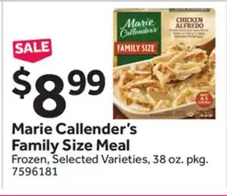 Stop&Shop Marie Callender's Family Size Meal offer