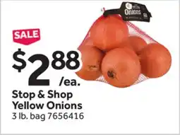 Stop&Shop Stop & Shop Yellow Onions offer