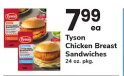 ACME Tyson Chicken Breast Sandwiches offer
