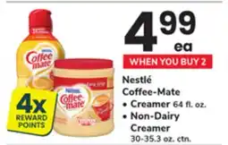 ACME Nestlé Coffee-Mate Creamer 64 fl. oz., Non-Dairy Creamer 30-35.3 oz. ctn offer
