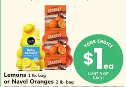 ACME Lemons 1 lb. bag or Navel Oranges 2 lb. bag offer