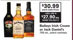 ACME Baileys Irish Cream or Jack Daniel's offer