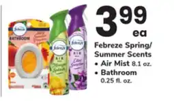 ACME Febreze Spring/Summer Scents offer