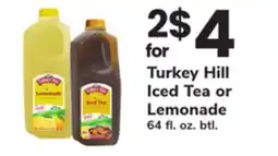 ACME Turkey Hill Iced Tea or Lemonade offer