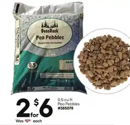 Lowe's 0.5-cu ft Pea Pebbles offer