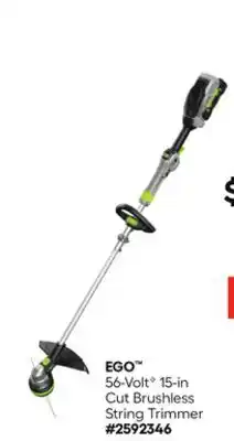 Lowe's 56-VoltG 15-in Cut Brushless String Trimmer offer