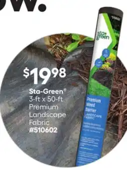 Lowe's 3-ft x 50-ft Premium Landscape Fabric offer