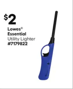 Lowe's Essential Utility Lighter offer