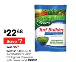 Lowe's 5,000-sq ft Turf Builder Halts Crabgrass Preventer with Lawn Food offer