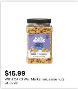 CVS Well Market value size nuts offer