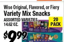 Western Beef Wise Original, Flavored, or Fiery Variety Mix Snacks offer