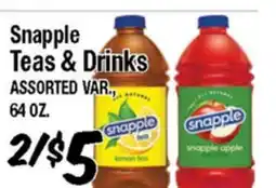 Western Beef Snapple Teas & Drinks offer